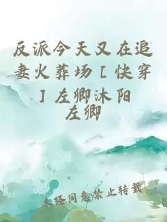 反派今天又在追妻火葬場［快穿］左卿沐陽