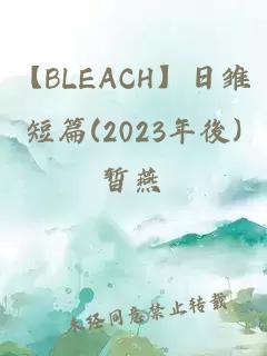 【BLEACH】日雛短篇(2023年後)