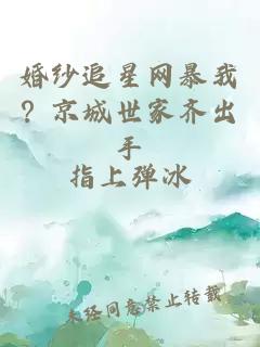 婚紗追星網(wǎng)暴我？京城世家齊出手