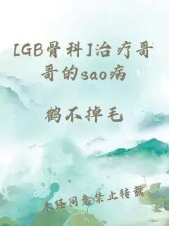 [GB骨科]治療哥哥的sao病