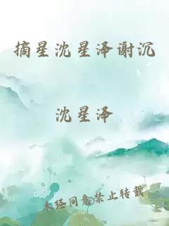 摘星沈星澤謝沉